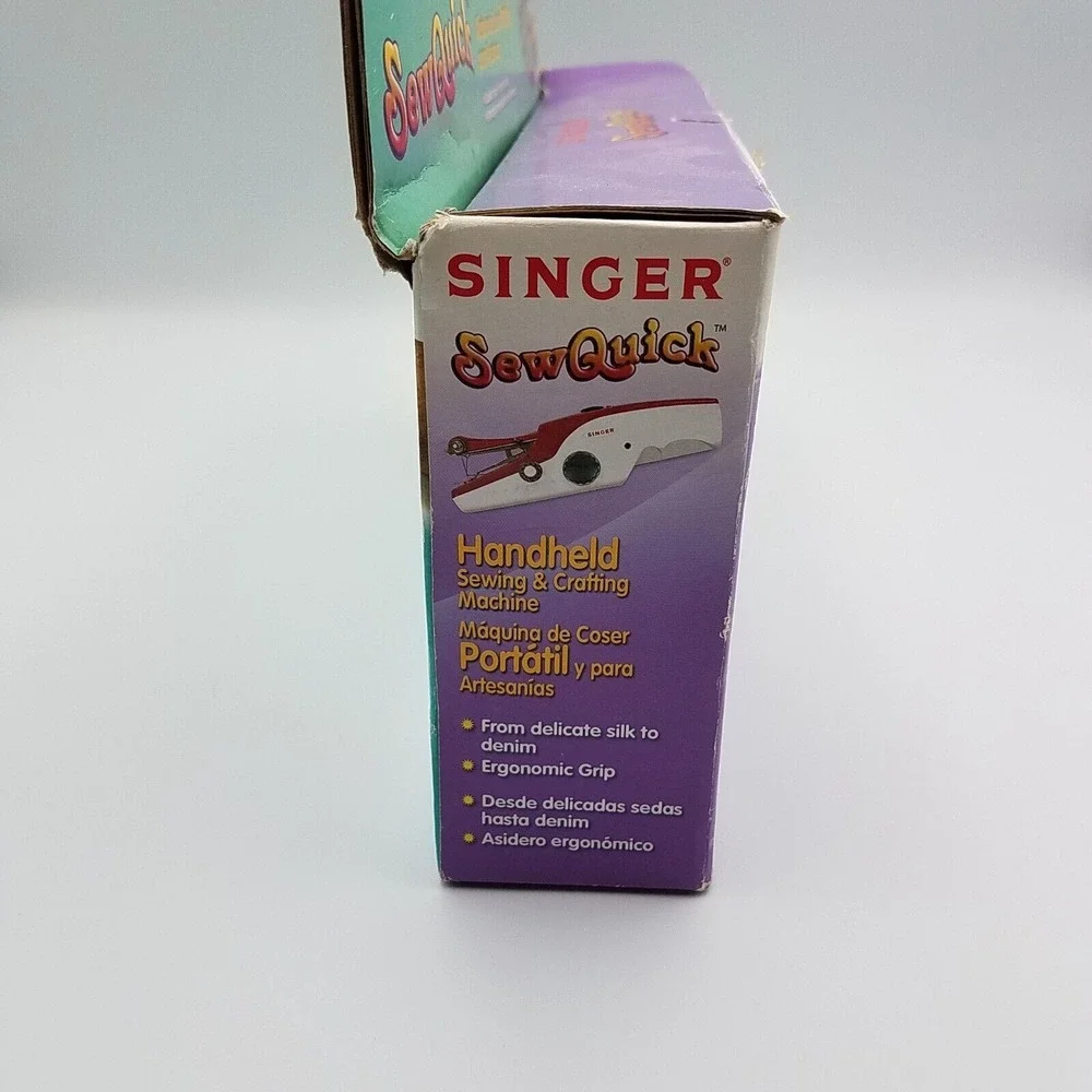 SINGER SEW QUICK HANDHELD SEWING & CRAFTING MACHINE COMPACT Cordless‎ Battery